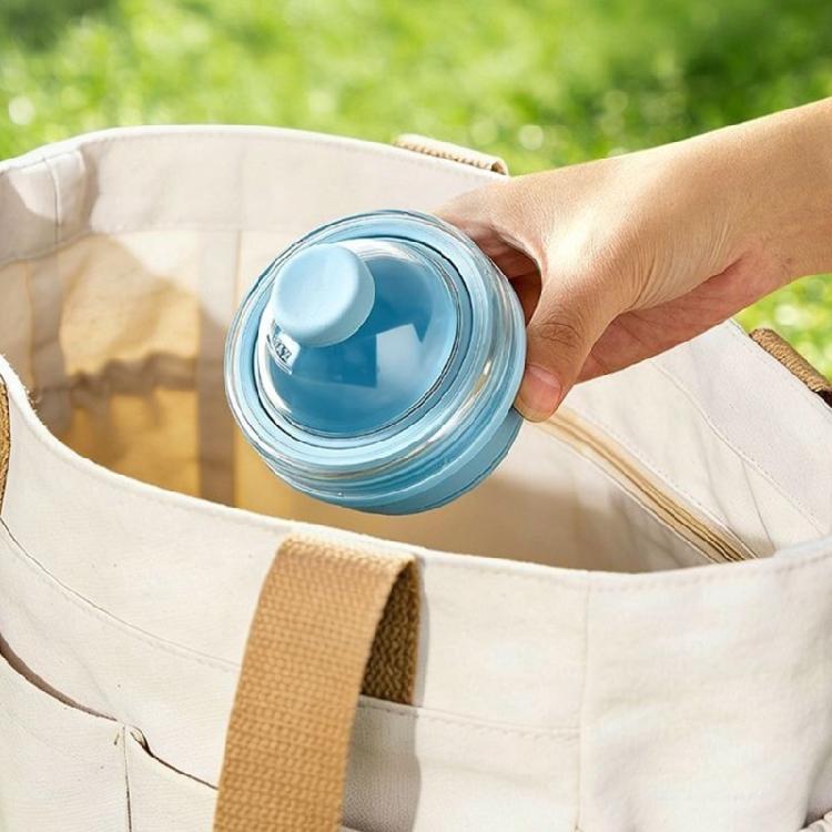 Folding Silicone Travel Cup Ice Molds Perfect for Outdoor Activity Heat Resistant and Space Saving Folding Water Bottle