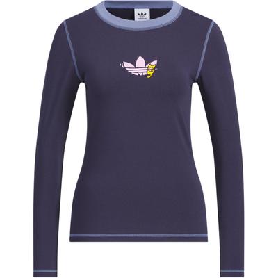 Originals Street Series Langarm-T-Shirt Damen Tops Dunkel-Tintenblau JL7550