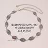 Women's High-end Retro Waist Chain, Engraved Flower Belt, Metal Court Style Ladies' Belt, Women's Waist Chain