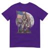 Bigfoot 4th Of July Shirts Unisex Sasquatch Usa American Flag Tshirt