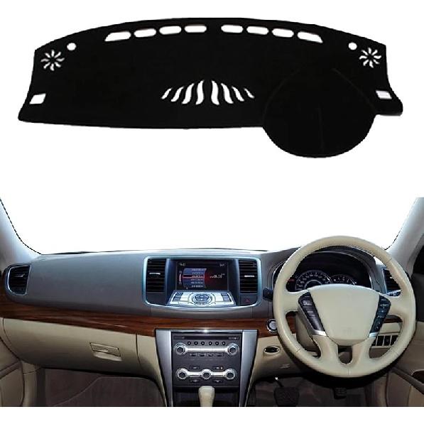 Подходит для Nissan Teana J32 2-го поколения 2008-2012, Накладка на панель приборов, Черная накладка на панель, Нескользящие накладки на панель интерьера, Аксессуары для автомобиля Rhd Blue Edge
