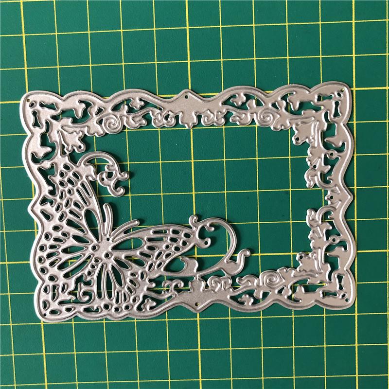 Butterfly Frame Metal Cutting Dies for DIY Scrapbooking Album Paper Cards Decorative Crafts