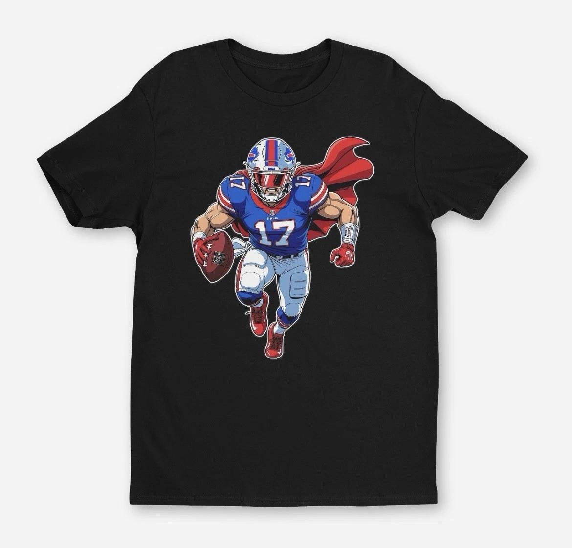 Josh Allen Superman Bills Fan Unisex T-Shirt Adult & Youth Sizes XXXL