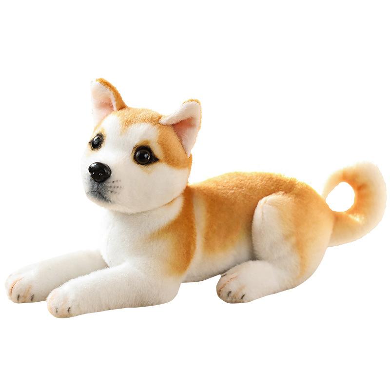 Simulation Dog Plush Toy Soft Stuffed Doll Adorable Kids Hugging Pillow Birthday Gift For Boys Girls
