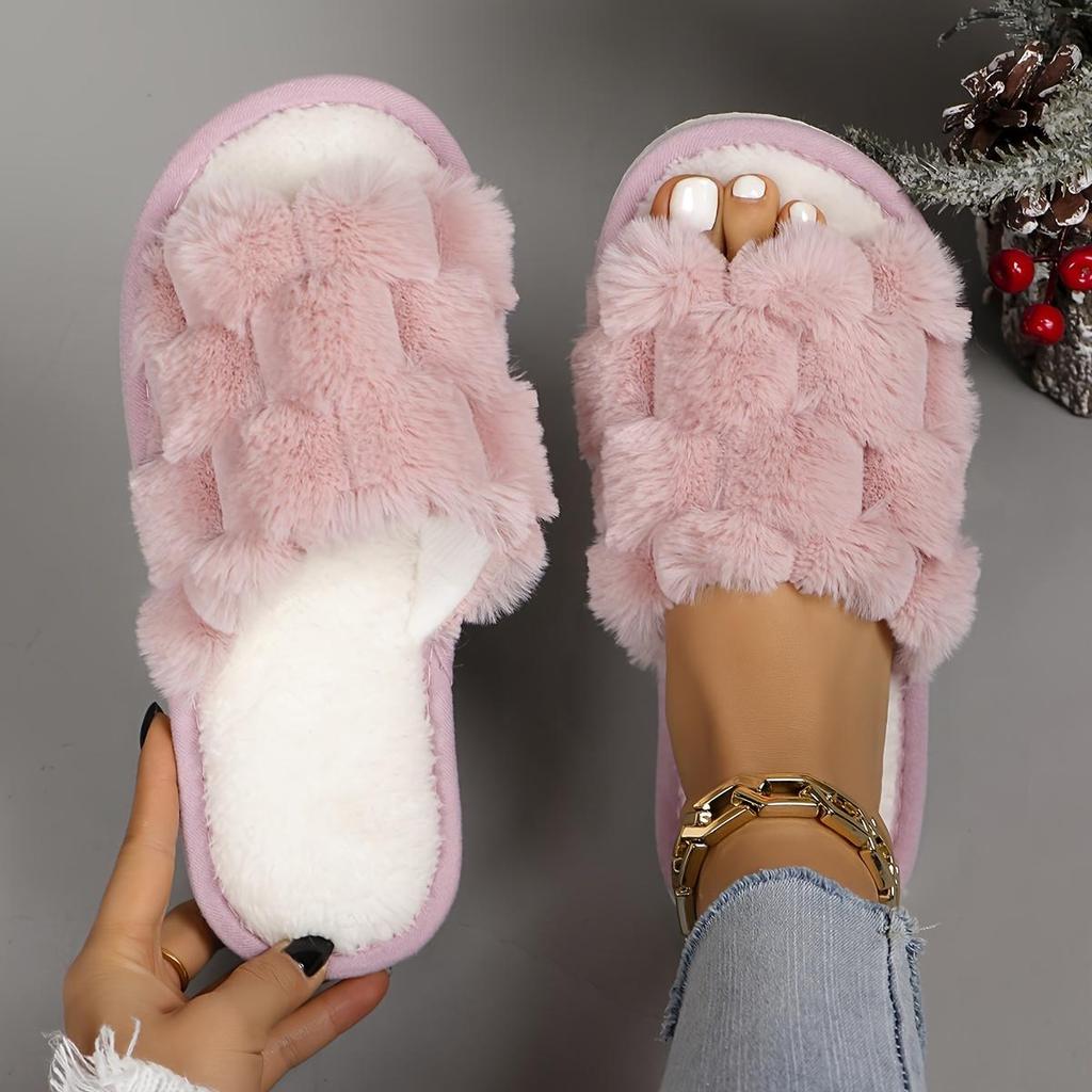 Women's Soft Open Toe Slippers Lightweight Soft Sole Indoor Shoes