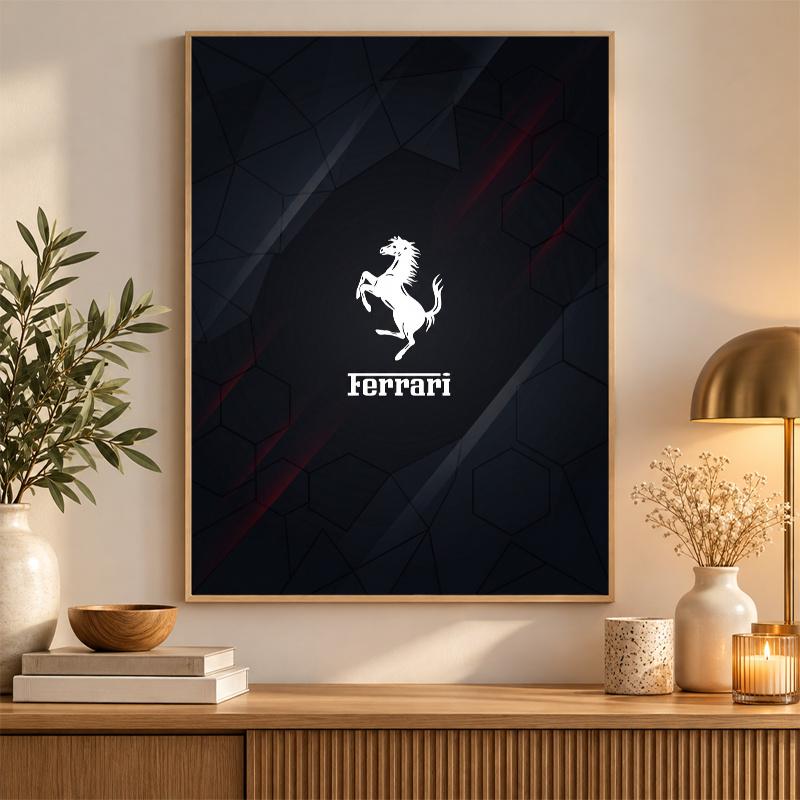 Ferrari Diamond Painting Kit 5D Full Drill DIY Diamond Mosaic Wall Art Home Decor