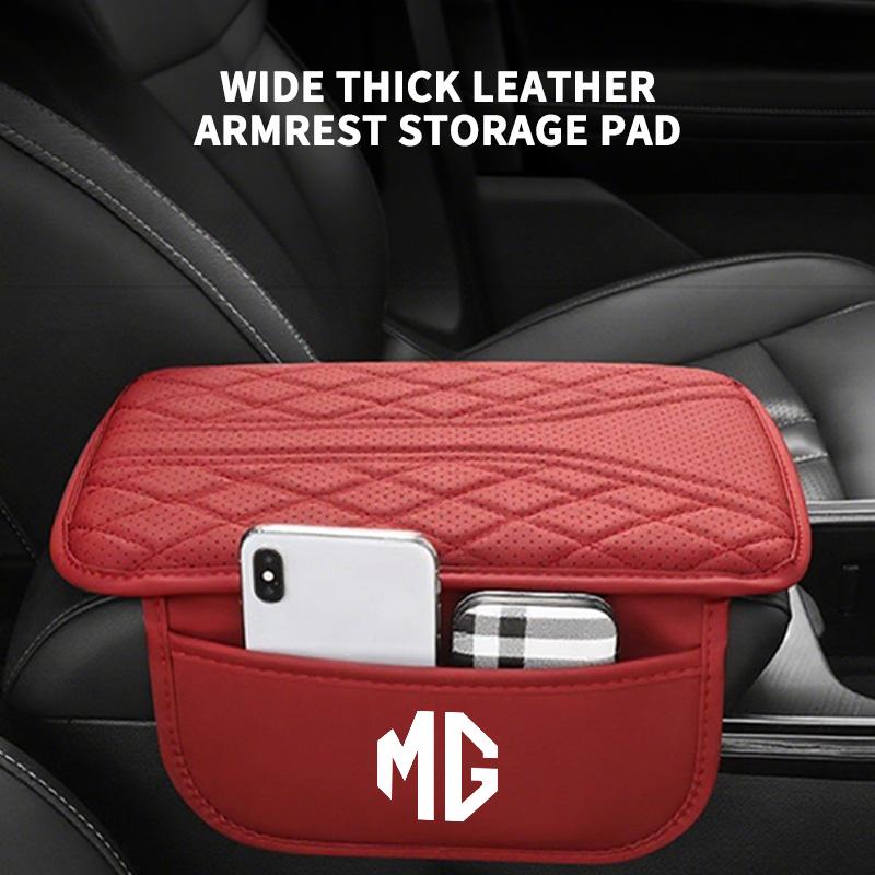 Car Armrest Cover Mat Waterproof Non Slip Storage Box U Pad For MG ZS GS 3 5 6 7 Gundam 350 Parts TF Hector HS