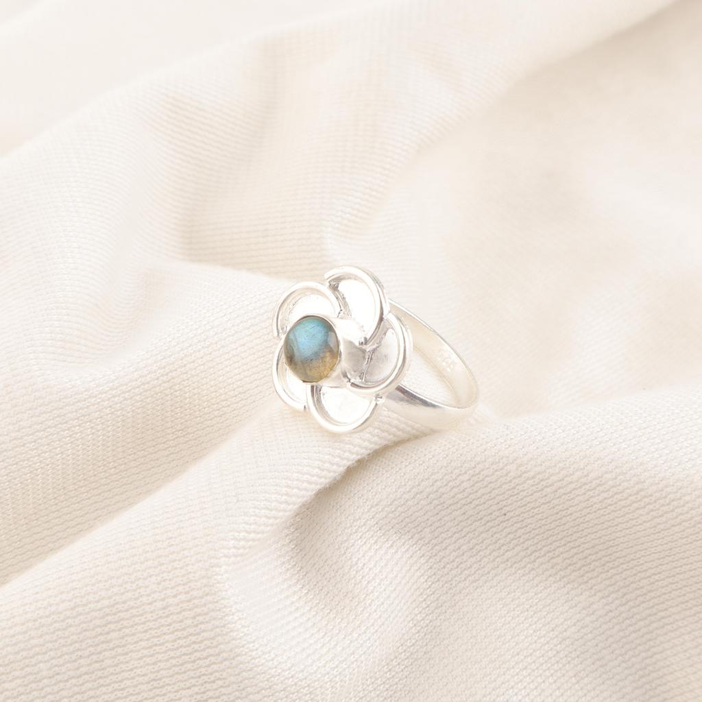Labradorite Gemstone Jewelry, 925 Sterling Silver Ring, Handmade Jewelry, Labradorite Silver Jewelry Ring For Wedding Gift