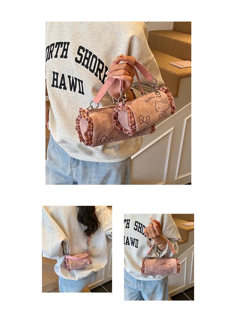 Międzynarodowa Dziecięca Moda Torba na Ramię: Torebka Księżniczki dla Rodzica i Dziecka & Poduszka Crossbody dla Stylowych Dziewczynek