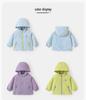 Kaka Panda Kids' Waterproof Spring Jacket - Unisex Casual Top for Boys and Girls
