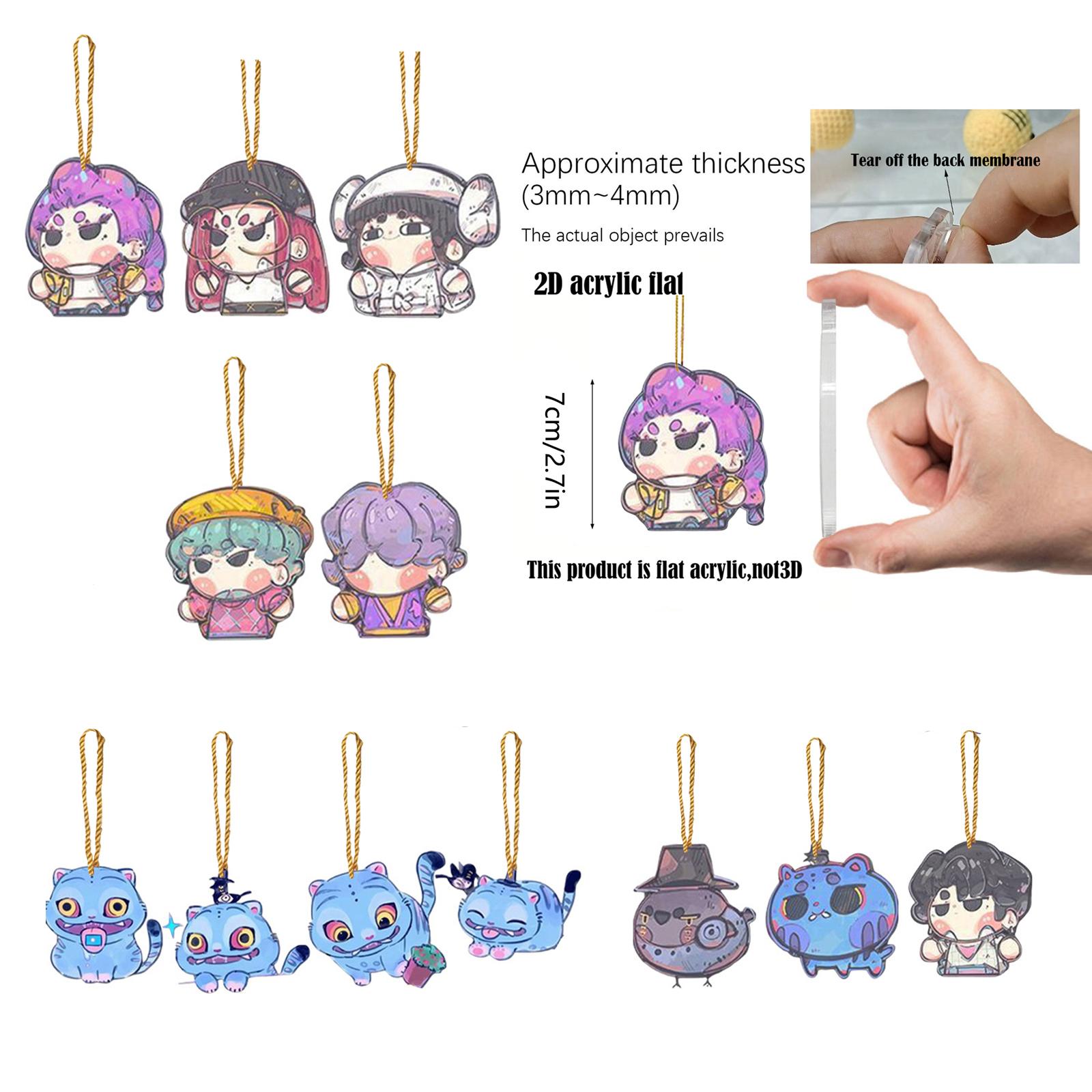 

Santa 2D Acrylic Christmas Tree Hanging Decoration Sports Car Decoration Flat Decoration Pendant One Size белый