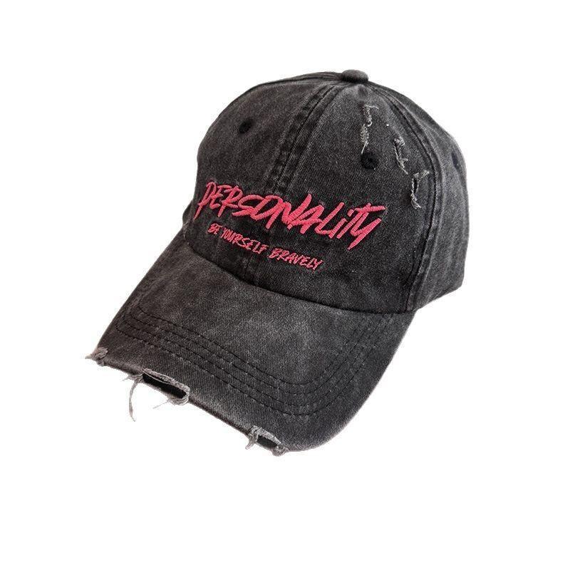 Embroidery Letter Personalitu Classic Cap Protection Breathable Material Cotton