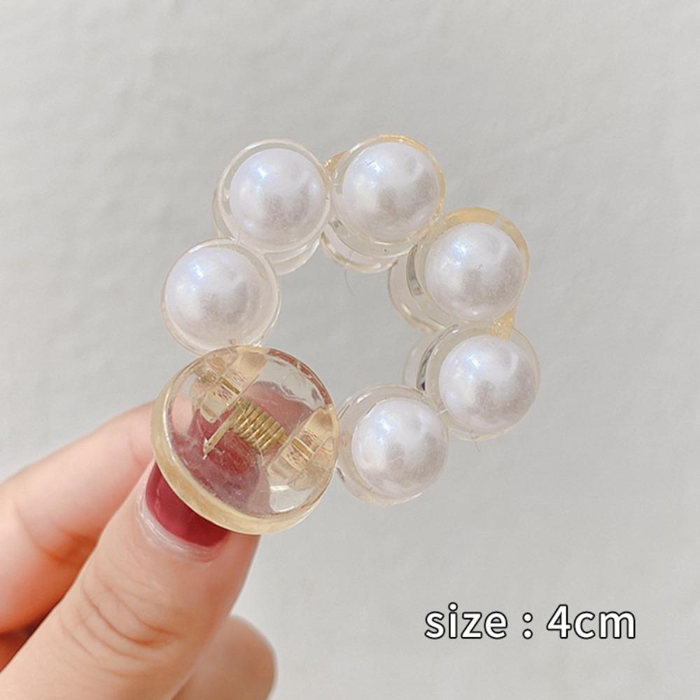 Pearl Mini Barrettes Washface Headwear Hair Accessories Styling Hairpins