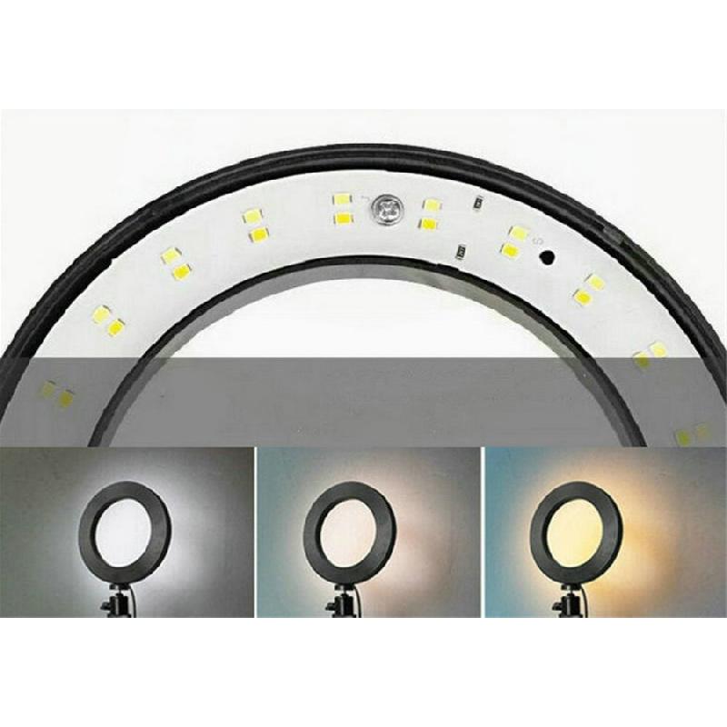 1Pc Gift Women Led Light Ring 6Inch Aluminum Pc For Selfie Take Photo Fill Light