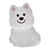 Psí klíčenka Personalizovaná památka na mazlíčka Průhledná akrylová skořápka Corgi Pomeranian Buldok Lehká klíčenka s plemenem psa
