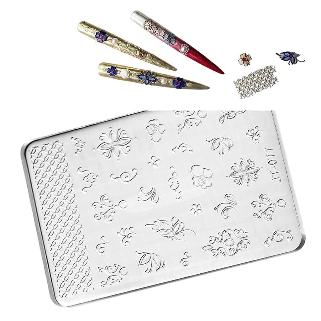 Silikon Nail Art Formen Schmetterling Nail Art Vorlage Formen Silikon Textur für Kosmetikerinnen und Nail Art Lernende