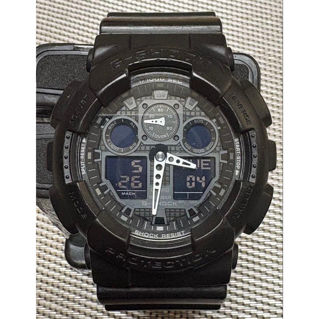 [Good condition] G-SHOCK GA-100 black battery replaced