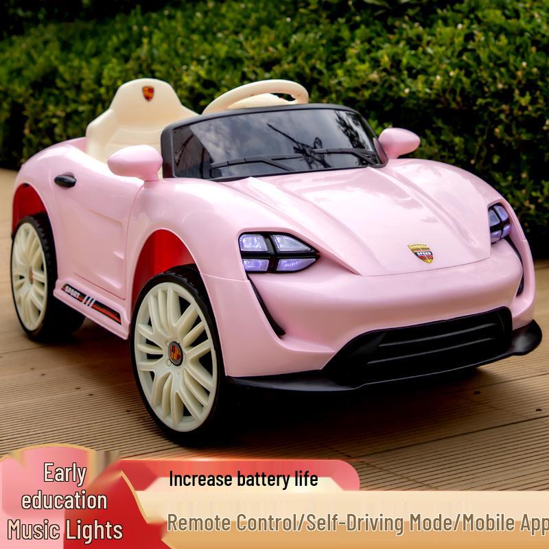 Yatong 12V Kids' Electric Ride-On Car with Remote Control, Rechargeable Battery, and Four Wheels