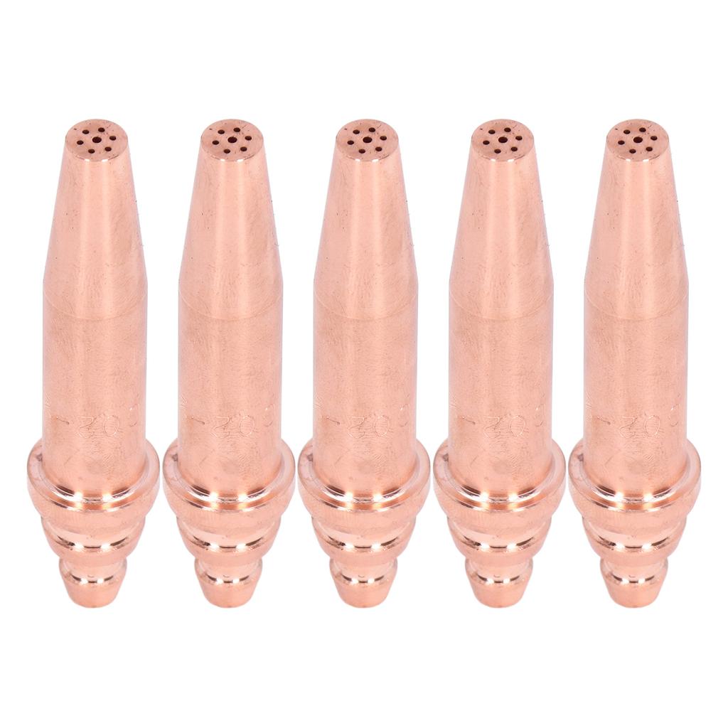 5Pcs Acetylene Cutting Tips Nozzle Torch Consumable Accessories for Integrated Machine 2# G02?2