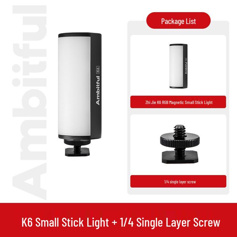 Ambitful K6 Magnetisches Mini-RGB-Softlicht für Videoaufnahmen