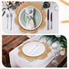 1PC Woven Heat-Resistant Flower-Shaped Eco-Friendly Placemat Insulating Husk Multi-Purpose Natural Home-Use Corn Durable