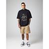 Oversized T Shirt Black Raccoon Wearing Hat And Suit Print Casual Streetwear For Men