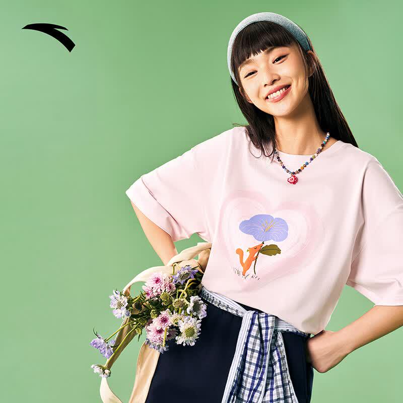 ANTA x Fox & Rabbit Unisex Ice Silk T-Shirt XL