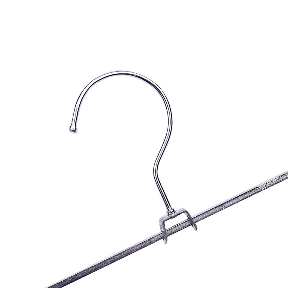 10Pcs Stainless Steel Clothespin Pants Clamp Non-slip Drying Rack Practical Heavy Duty Multi-function Exquisite with Swivel Hook