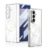 Pour Samsung Galaxy Z Fold 7 Coque Rigide Transparente Charnière Centrale Chargement Sans Fil Magnétique Protéger Housse Arrière Pour Z fold7 Coquille