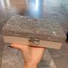 Elegant Square Jewelry Box: High-Capacity, Multi-Functional Storage for Rings, Earrings, and Necklaces - Trendy European and American Design