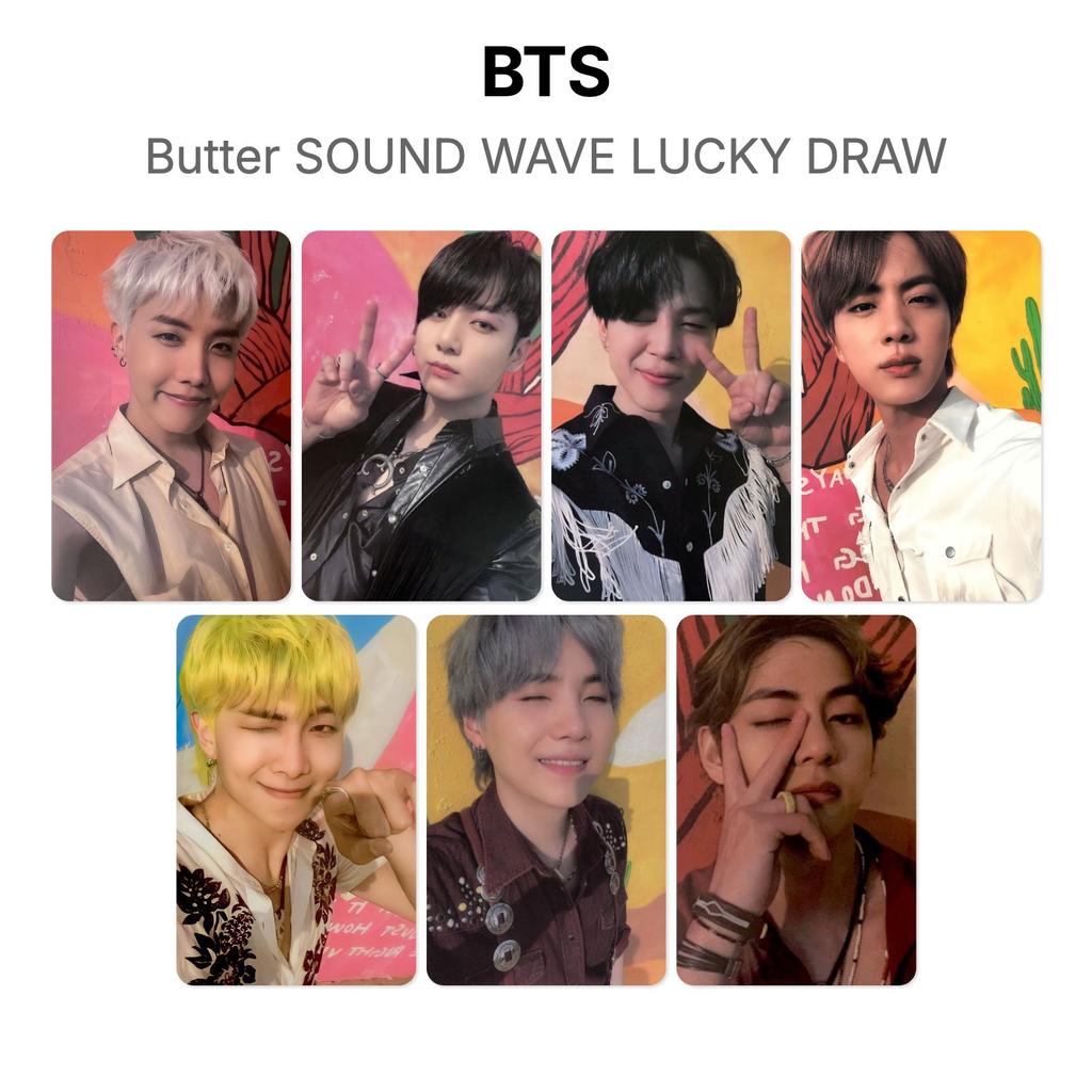 BTS Butter SOUND WAVE LUCKY DRAW Official Photocard