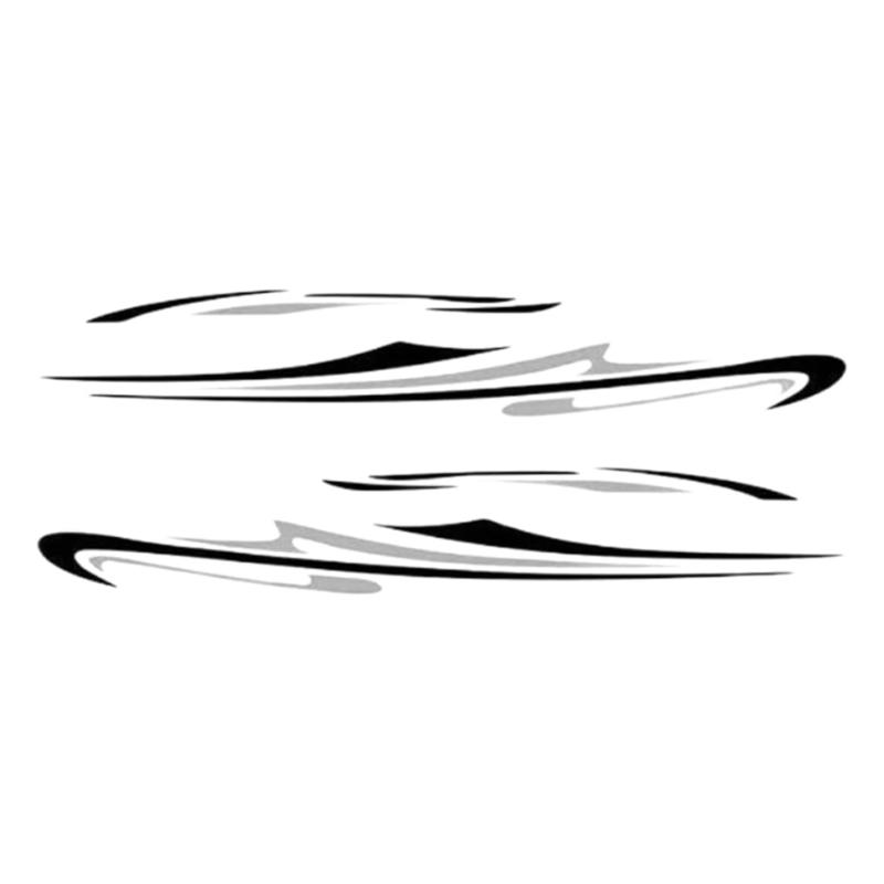 

Car Side Stripes Sticker Personalizes Campers Side Body Stripes Sticker Decorative for Motorhome Caravans SUV Pickups
