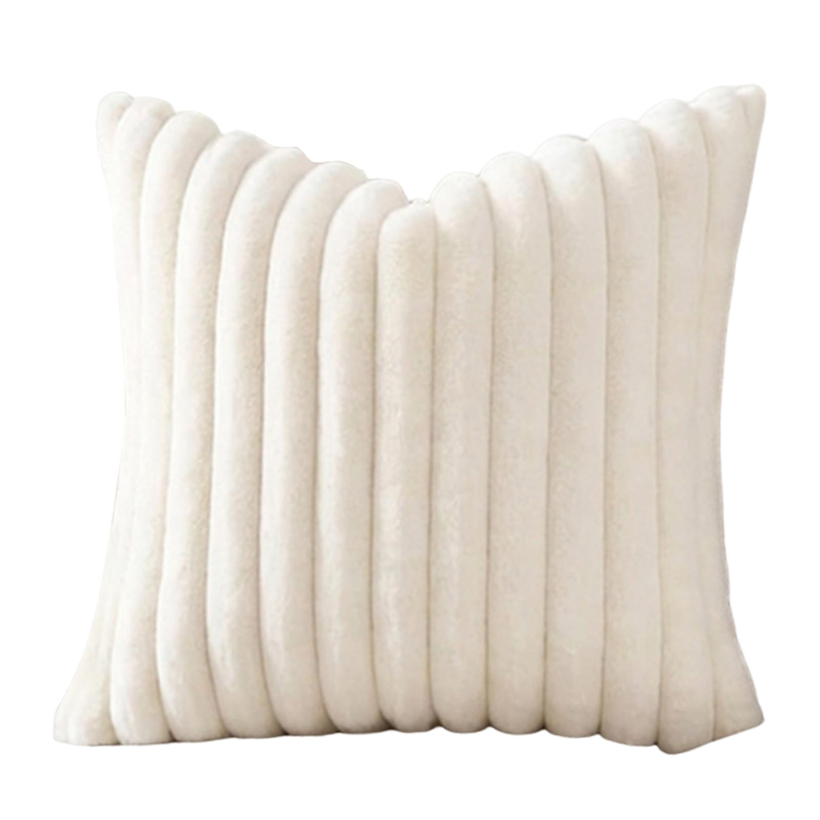 Plush Pillowcase, Plush Pillowcase For Sofa, Bedroom, Living Room, Backrest, Lumbar Pillow One Size