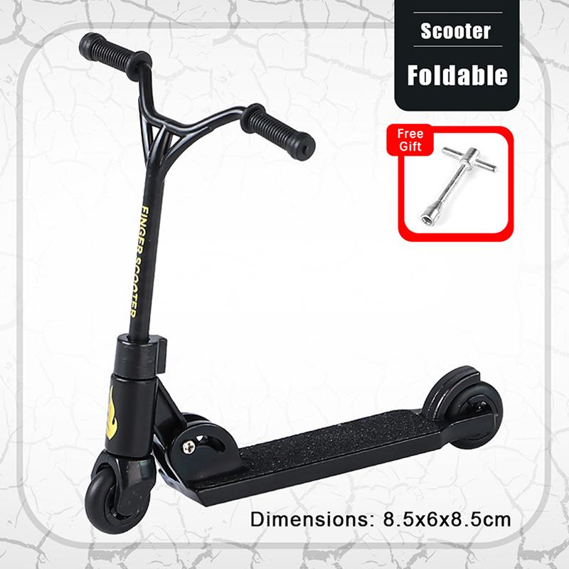 Kids Creative Finger Scooter Kick Scooter Finger BMX Foldable T-type Finger Scooter With Brake Educational Toys