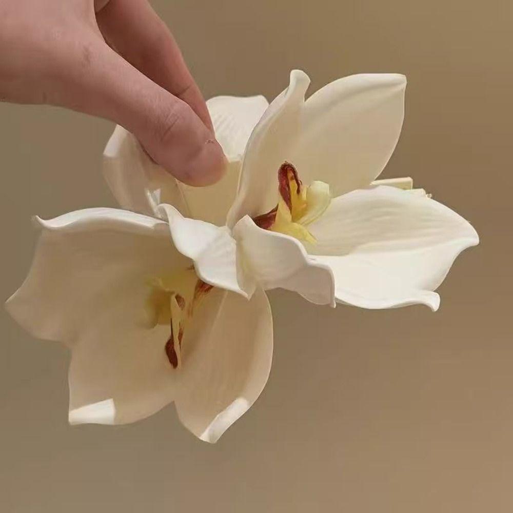 Sweet Magnolia Shark Clip Elegant Women Hair Accessories Headwear Yulan Flower Hair Claw  Girls