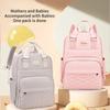 Mom Dad Backpack with Changing Pads Pacifier Bag Stroller Hook Baby Diaper Bag Father Mommy Backpack for Women