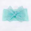 Baby hair accessories plain soft nylon bow headband children's headscarf jewelry children's hair accessories