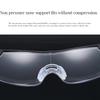 2.5X Magnifying Glass Reading Glasses Portable Magnifier Headband Eyeglasses Acrylic Lens with 2Led Light for Repair Reading