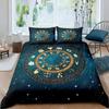 Set Copripiumino Costellazione Modello Dorato Copripiumino Segni Zodiacali Cielo Stellato Animale Dimensioni Queen Coperta Trapuntata Per Ragazzo Uomo