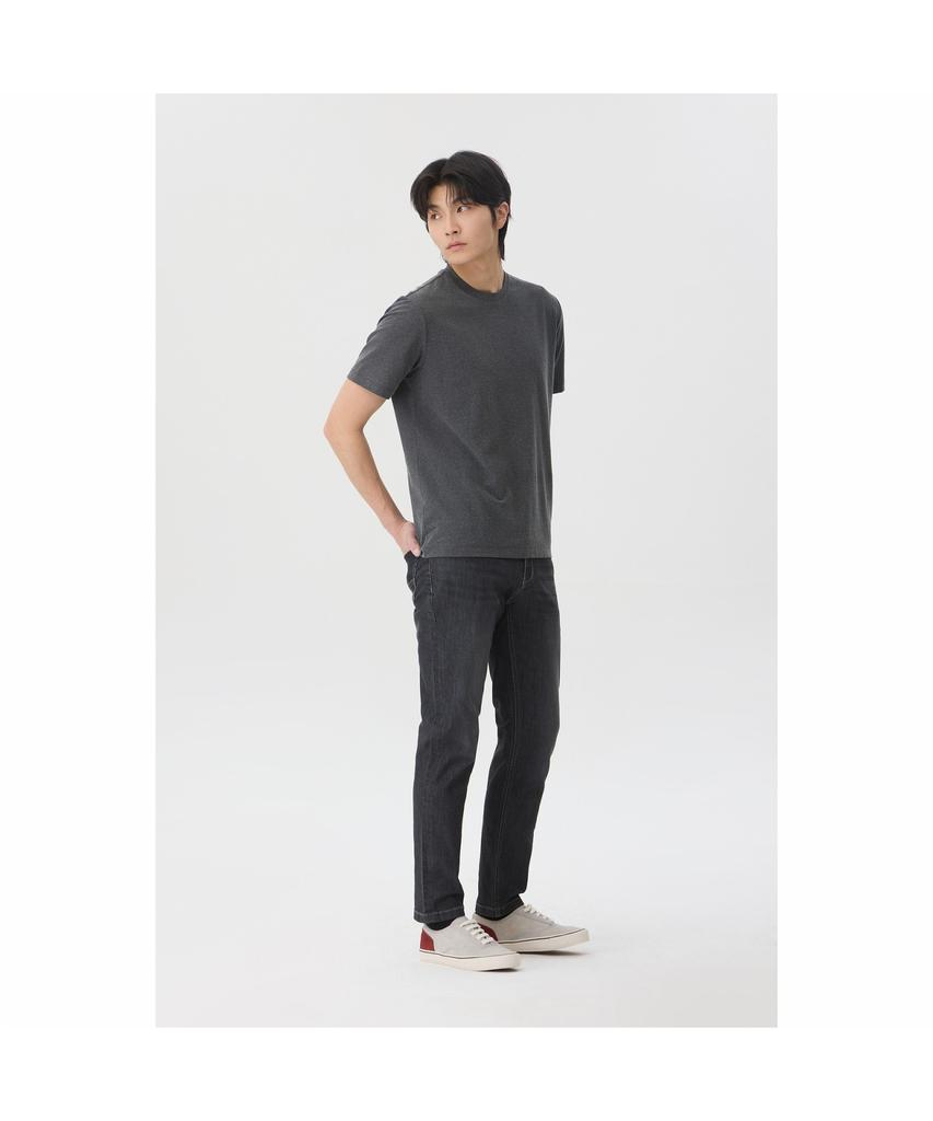 BRENTWOOD Sorona Pigdyed Round Neck T-Shirt Brtam26461Gyx