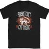 Purrfectly Cat Tastic T-Shirt Funny Kitten Feline Humor Cute Animal Lover Tee
