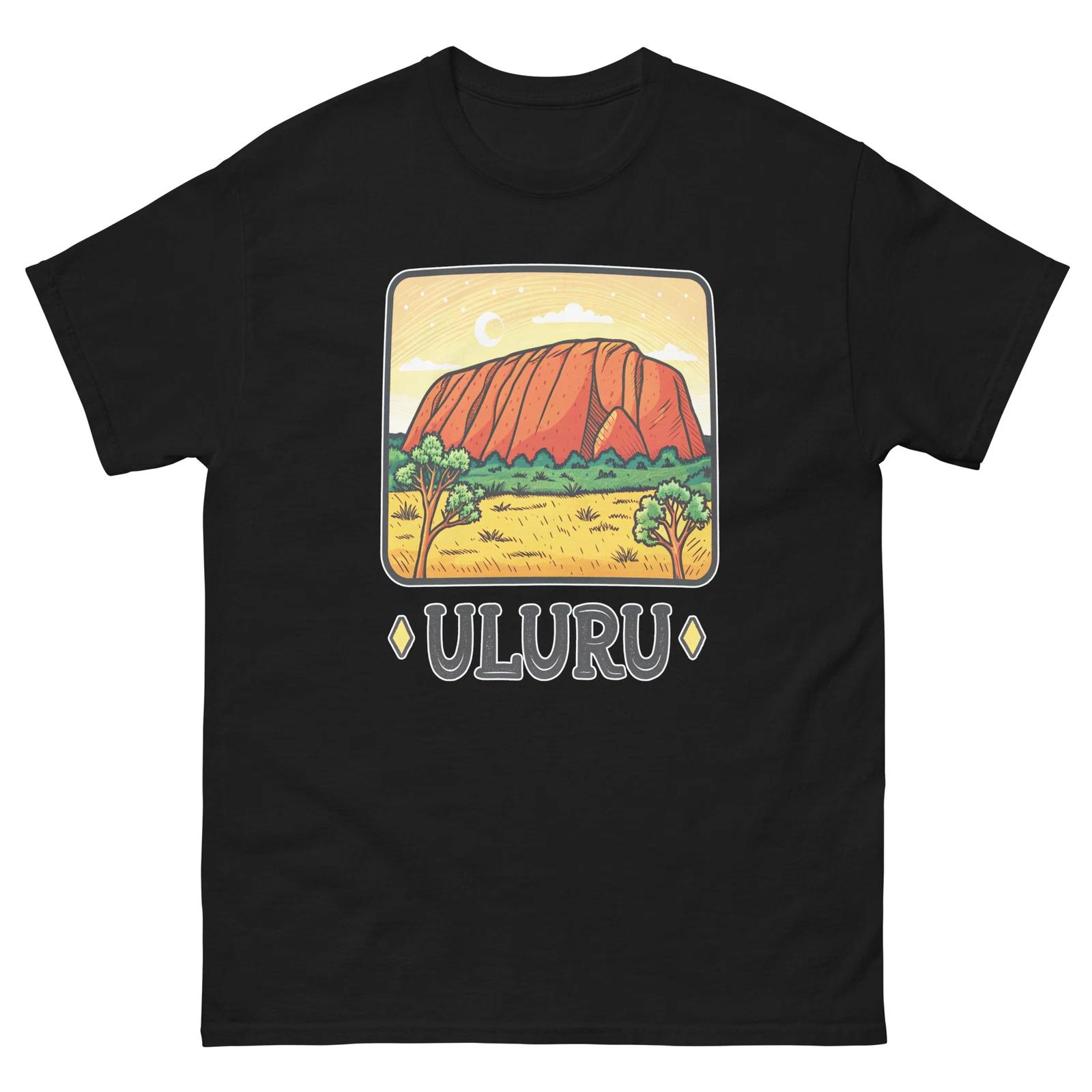 

Uluru Attraction Landmark Travel T-Shirt 4XL