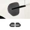 2Pcs Carbon Fiber Charging Port Cover Trim For Porsche Taycan - Type B