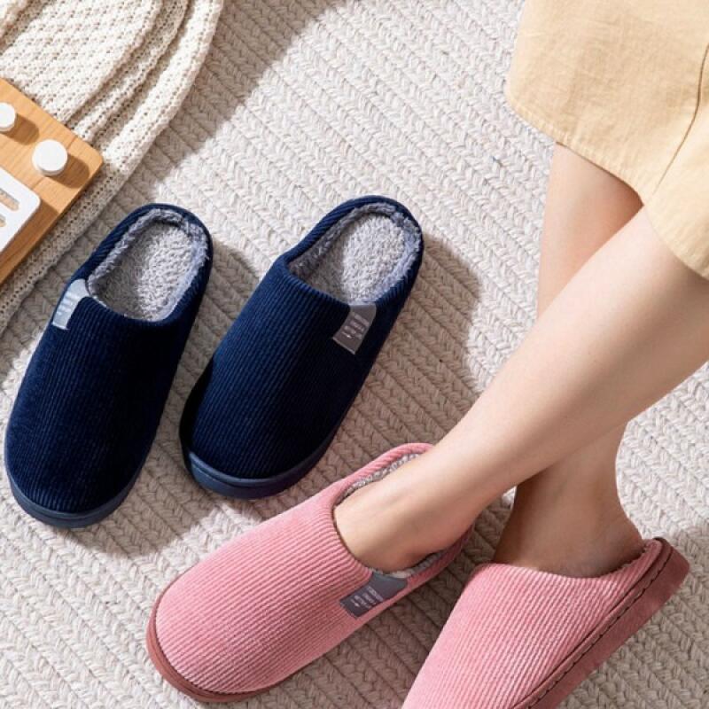 Теплые золотистые меховые тапочки, унисекс для дома EN Golden Fur Slippers Red Pink (Women s FREE)
