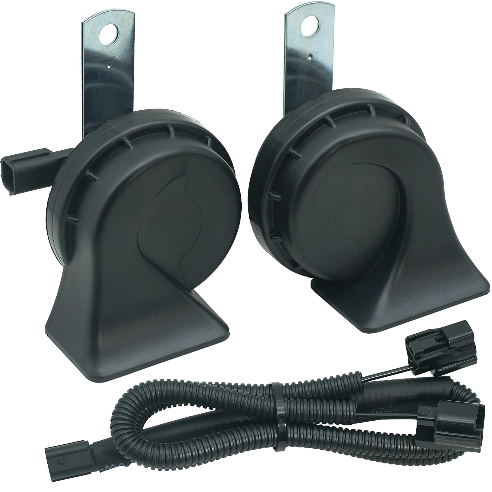NEOGET Clacson per Auto Honda con Ramo Doppio Clacson Cablaggio Forte 12V Doppio Conforme all'Ispezione Veicolo Cablaggio Specifico a Ramo a 1 Pin Bid