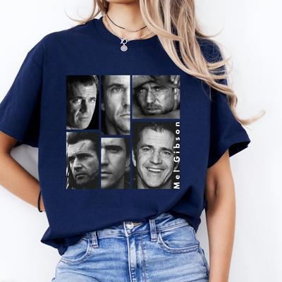 Mel GibsonGrafisk T-shirt och barn-T-shirt :Vintage Filmstjärna T-shirt