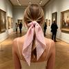 Hair Tie High Elasticity Bow Ribbon Design Lightweight Yarn Hair Rope Ponytail Holder Versatile Hair Accessory