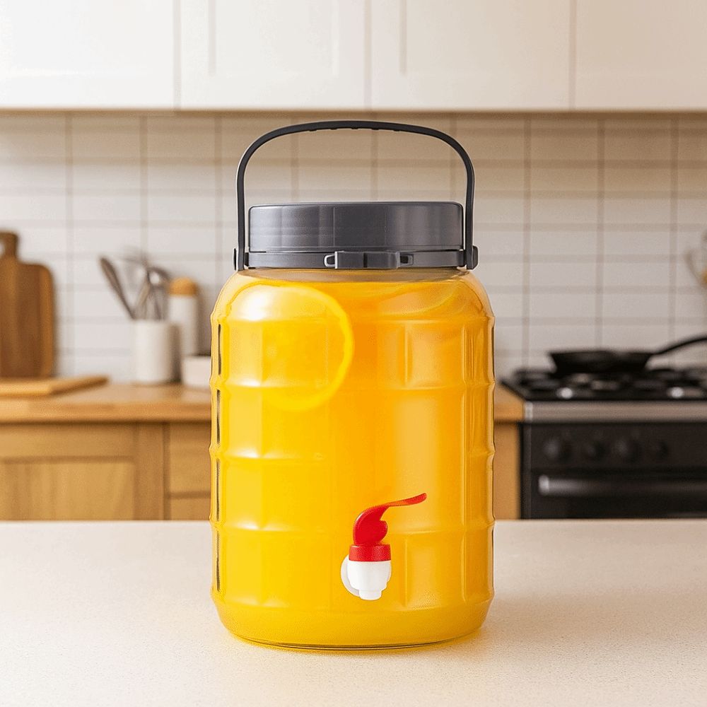 Home Use Glass Fermentation Jar Glass Material Glass Bottle Piled Fermentation Pot  Home Kitchen