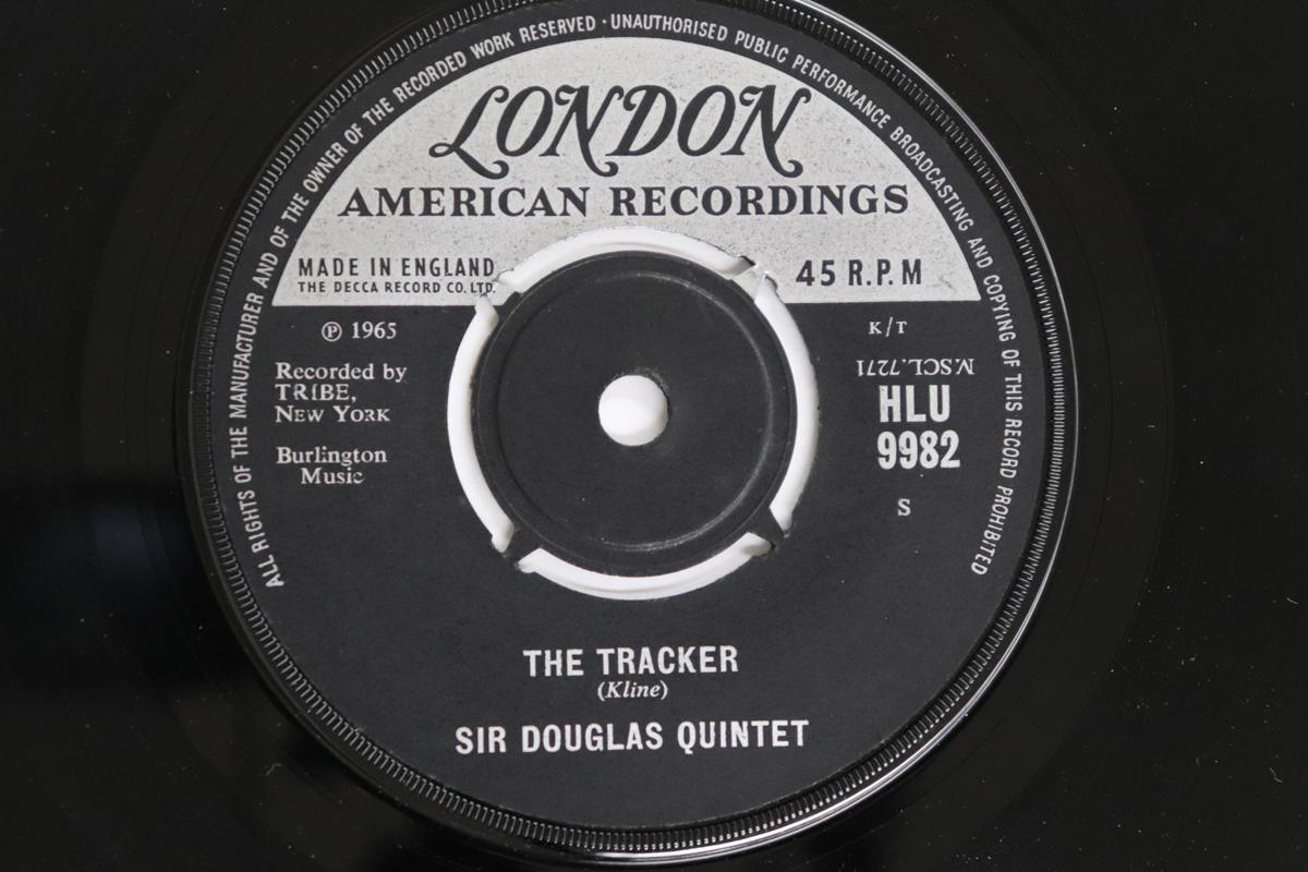 

7inch Record SIR DOUGLAS QUINTET - The Tracker HLU9982 London Records, 1965 UK Rock Used