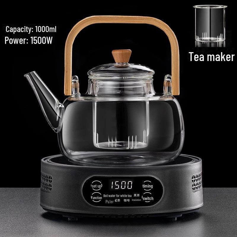 Michu Electric Ceramic Stove Tea Maker: Compact Automatic Water Boiler with Heat Preservation.